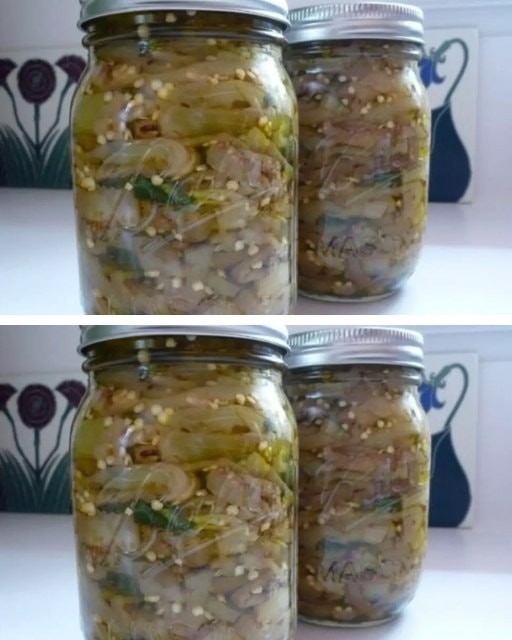 Przepis babci na marynowane bakłażany