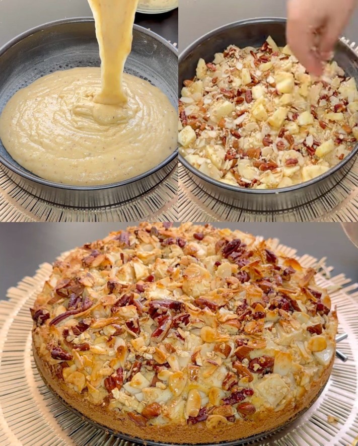 Aromatyczne ciasto jabłkowe z orzechami – lekka przyjemność dla podniebienia