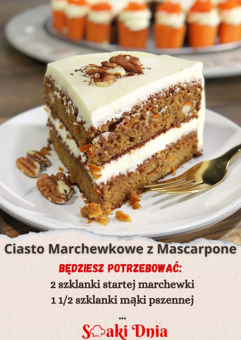 ciasto marchewkowe z mascarpone