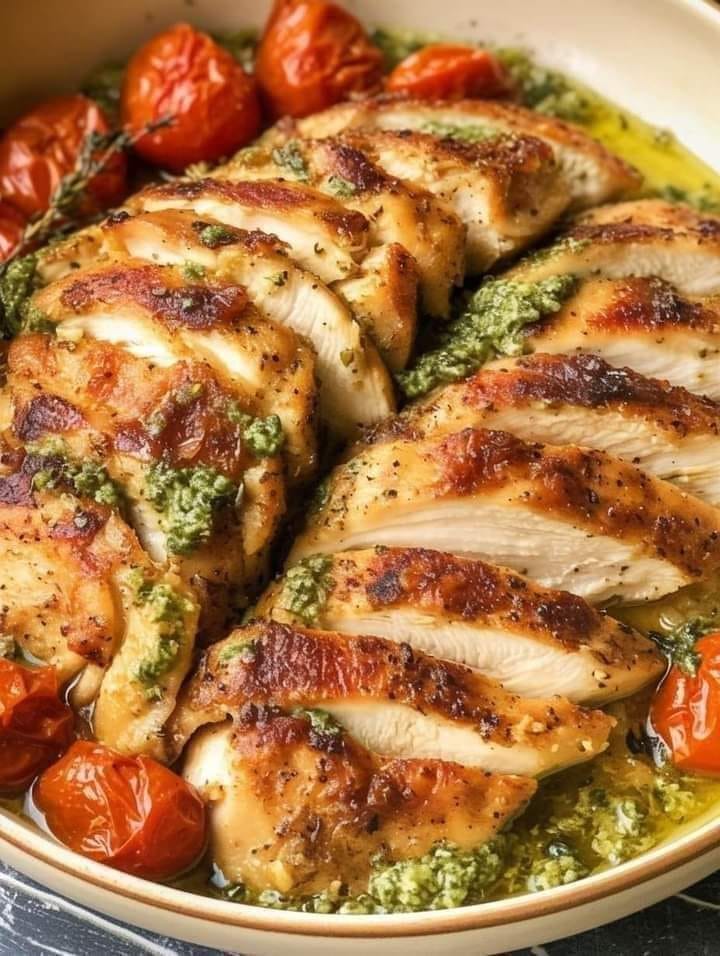 Kremowy Kurczak Z Pesto🍗🌿