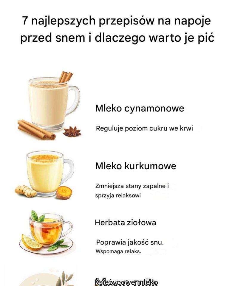 7 najlepszych napojów na dobranoc, które zapewnią spokojny i regenerujący sen