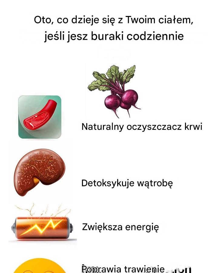 Oto, co dzieje się z Twoim ciałem, jeśli jesz buraki codziennie