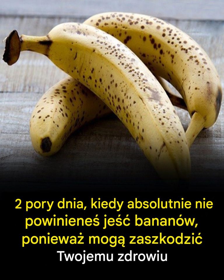 2 pory dnia, w których absolutnie nie powinieneś jeść bananów