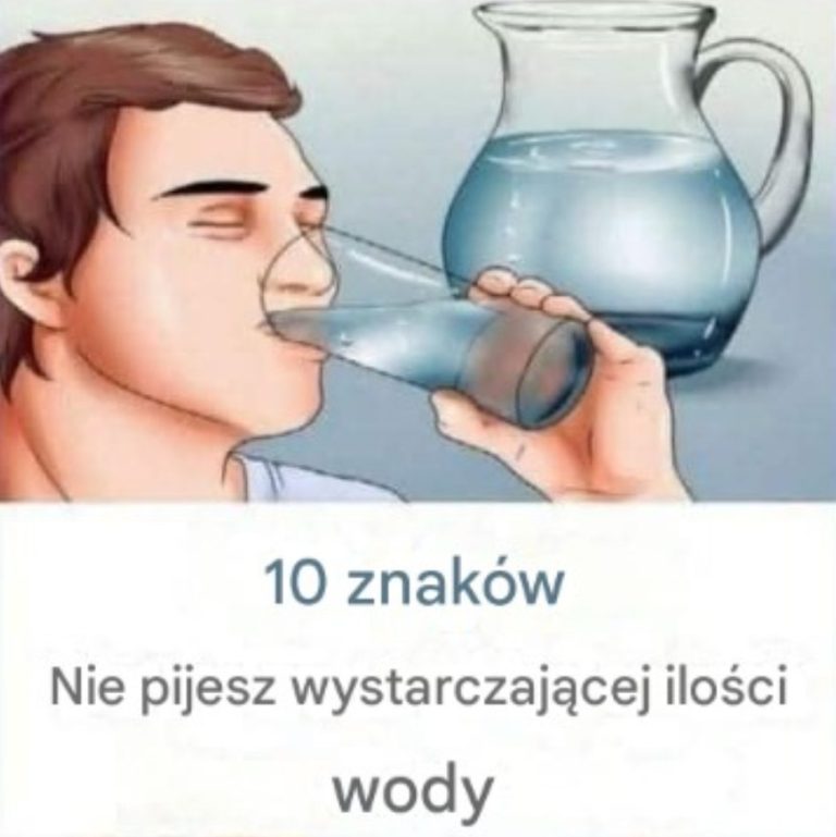 Unikalny tytuł: „10 sygnałów, że pijesz za mało wody – Twój organizm daje Ci znaki”