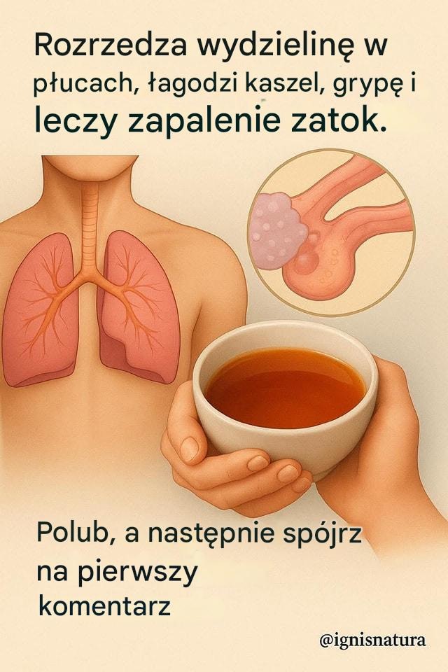 Babciny sposób na pozbycie się flegmy i udrożnienie dróg oddechowych