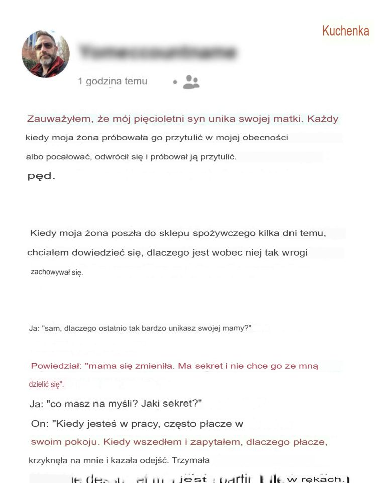 Mój 5-letni syn zaczął unikać swojej matki – jego powód bardzo mnie zaniepokoił, więc skonfrontowałem się z moją żoną