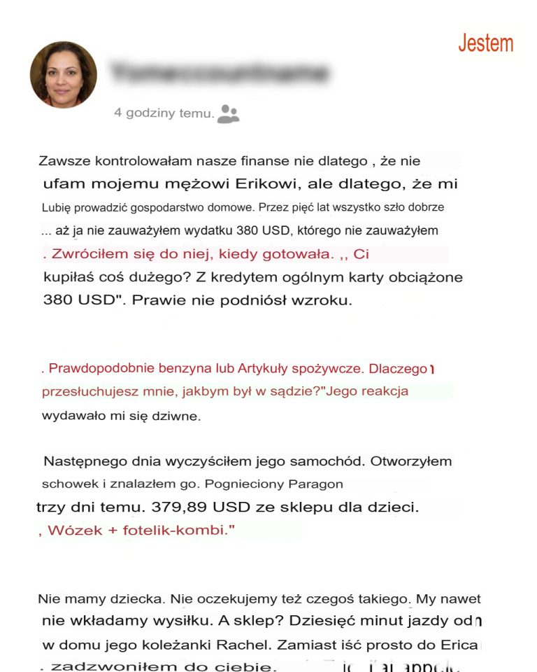 Mój mąż powiedział mi, żebym przestała go „pytać” o wydatki – a potem znalazłam paragon za wózek