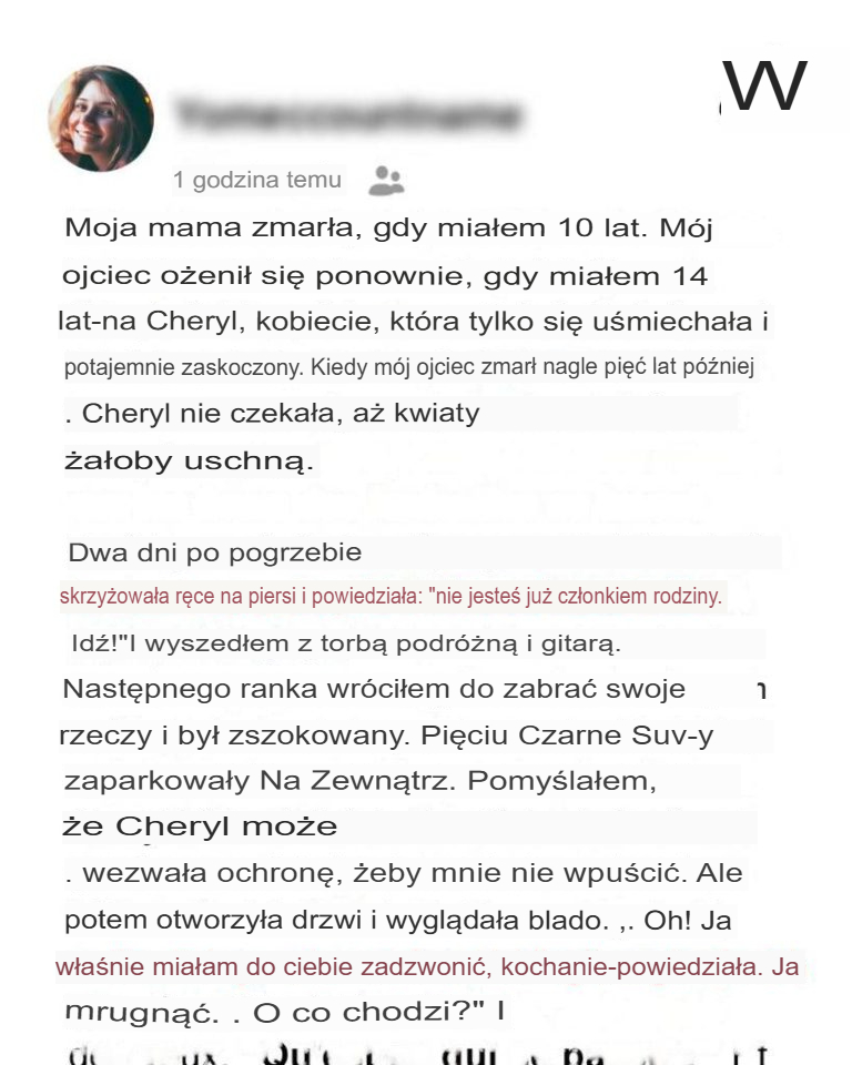 Moja teściowa wyrzuciła mnie z domu dwa dni po śmierci mojego ojca – następnego ranka przed jego domem zaparkowano SUV-y