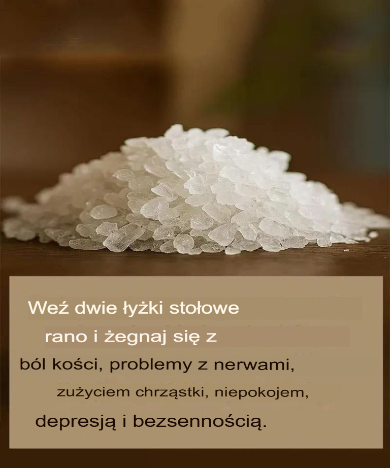 Dwie łyżki stołowe rano i pożegnaj się z bólem kości, problemami nerwowymi, zużyciem chrząstki, lękiem, depresją i bezsennością.