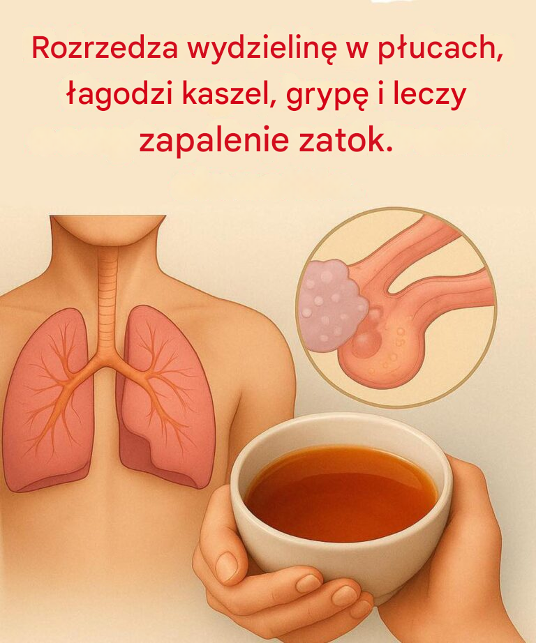 Babciny sposób na pozbycie się flegmy i udrożnienie dróg oddechowych