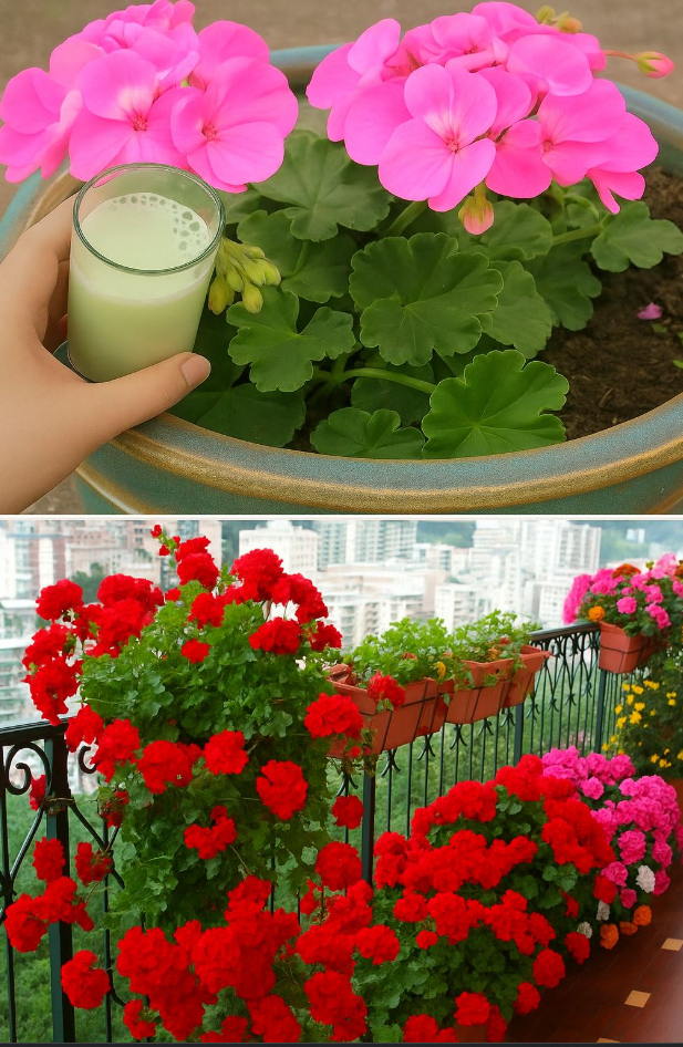 Naturalny eliksir dla pelargonii – dzięki tej prostej recepturze zakwitną obficie