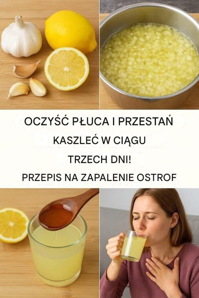 Naturalny przepis na ukojenie kaszlu i oczyszczenie płuc