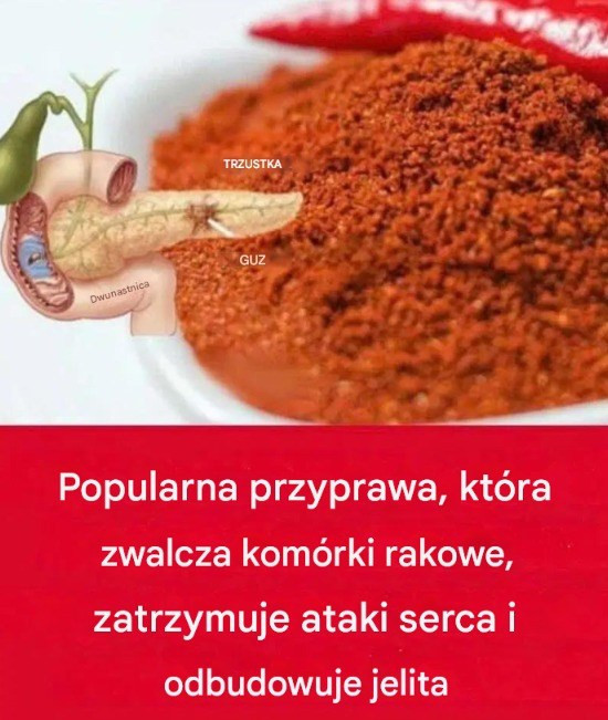 Popularna przyprawa, która zwalcza komórki rakowe, zatrzymuje ataki serca i odbudowuje jelita