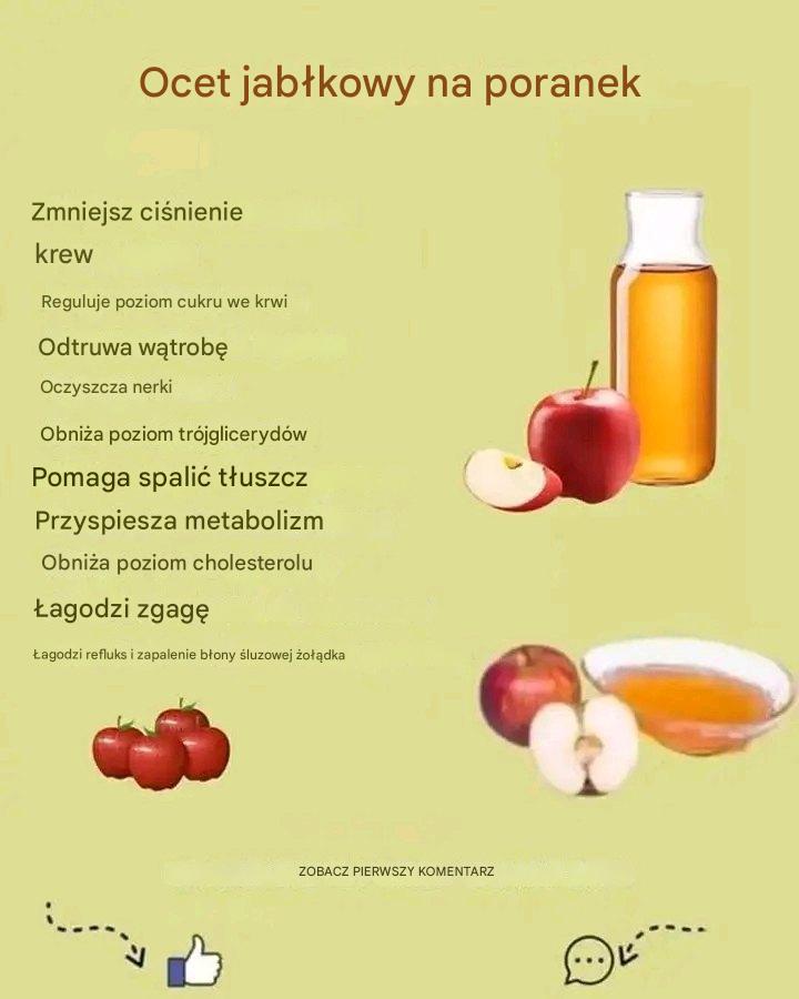 Ocet jabłkowy na pusty żołądek