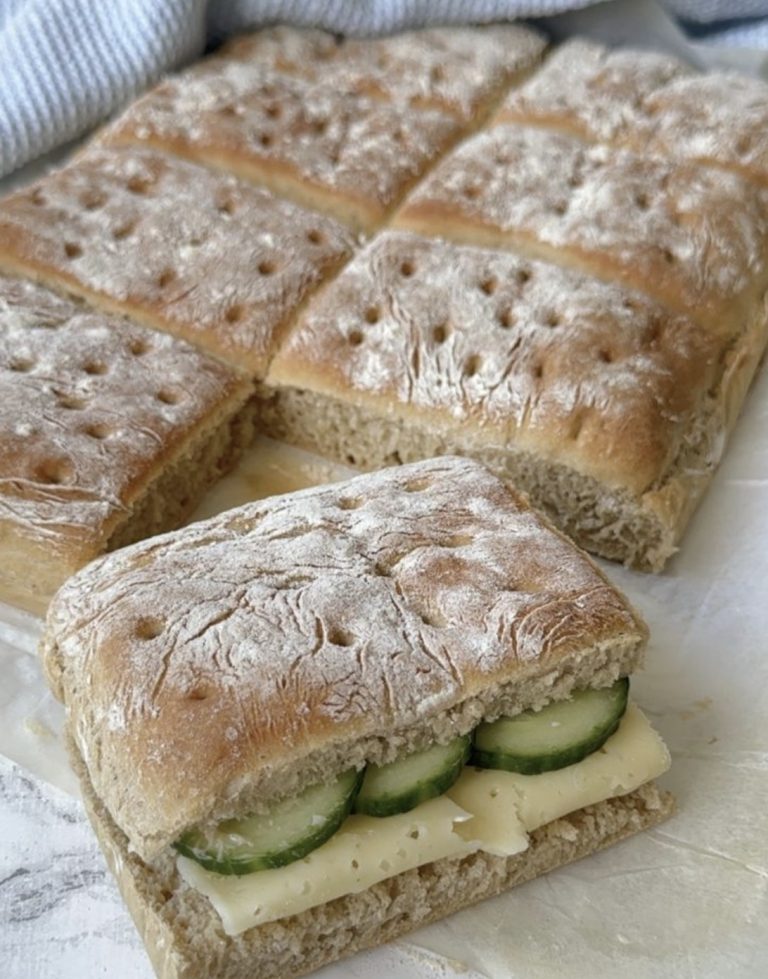 Smażony chleb, który wyrasta raz