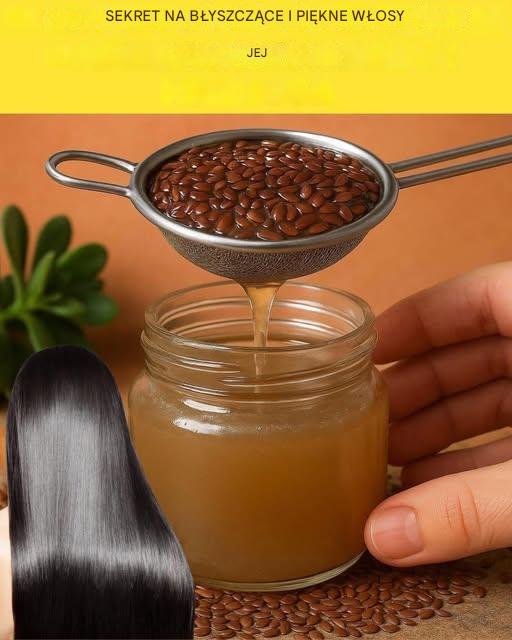 Żel z siemienia lnianego i cynamonu dla lśniących włosów
