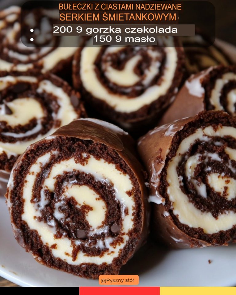 🍫 Bułki brownie z nadzieniem z serka śmietankowego 🍫