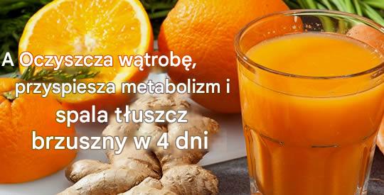 Koktajl, który oczyszcza wątrobę, przyspiesza metabolizm i spala tłuszcz z brzucha w 4 dni
