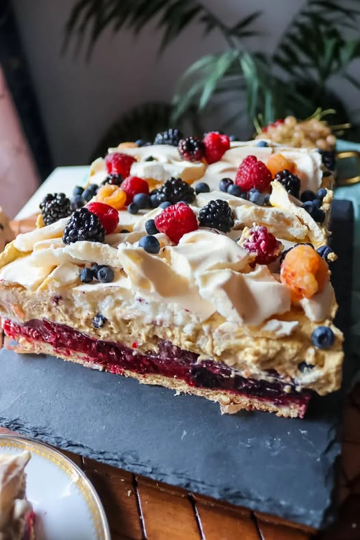 Jeżynowo – karmelowa chmurka