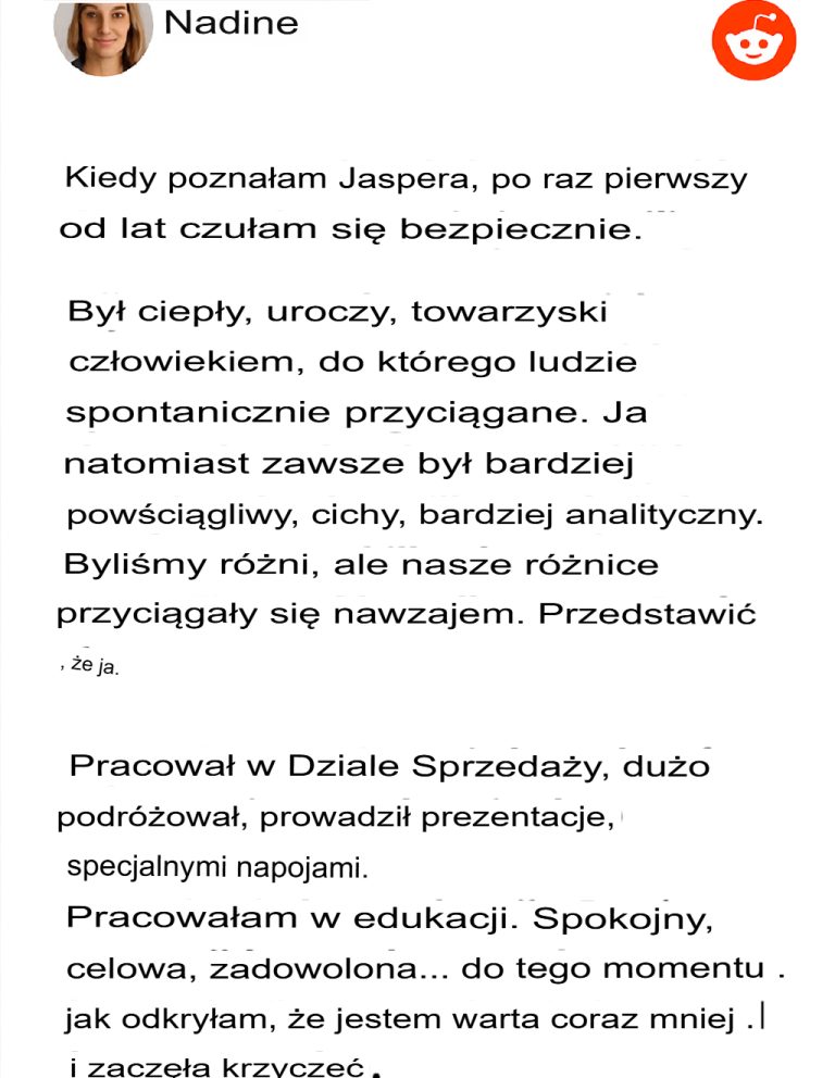 💔 Mój mąż był wszystkim, czym ja nie byłam — odnoszącym sukcesy, charyzmatycznym i kochanym. I nienawidziłam siebie za to, że zaczęłam mu zazdrościć.