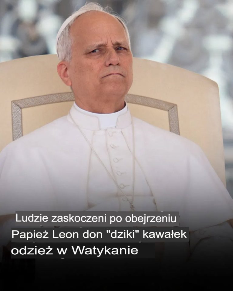 Ludzie byli zdumieni, gdy zobaczyli papieża Leona w „dzikim” stroju w Watykanie
