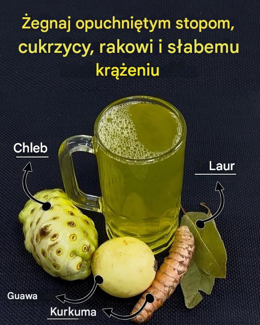 Naturalna mieszanka noni, guawy i lauru: eliksir dobrego samopoczucia