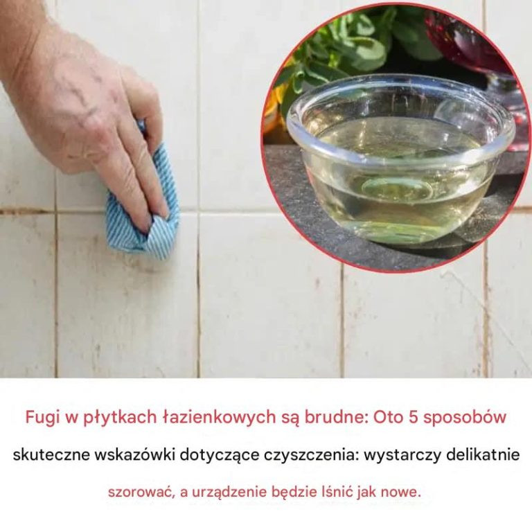Fugi w płytkach łazienkowych są brudne: Oto 5 skutecznych wskazówek dotyczących czyszczenia. Wystarczy delikatnie wyszorować, a płytki będą błyszczeć jak nowe.