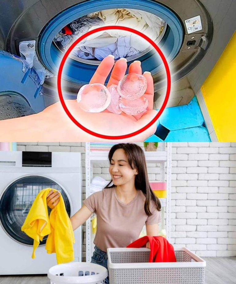 Włóż 3 kostki lodu do pralki: nie masz pojęcia, co stanie się z praniem