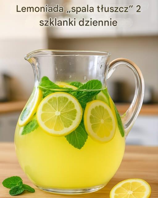 ✨ Moja lemoniada „spalająca tłuszcz” jest najskuteczniejsza! 🍋🔥