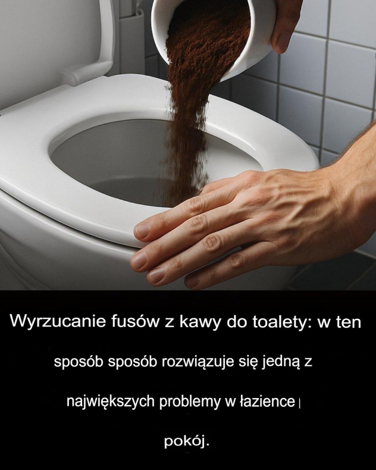 Spuszczając fusy po kawie w toalecie, rozwiązujesz jeden z największych problemów toalet.
