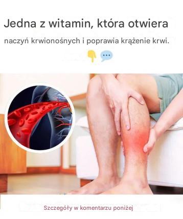 Jedna witamina, która otwiera naczynia krwionośne i poprawia krążenie krwi