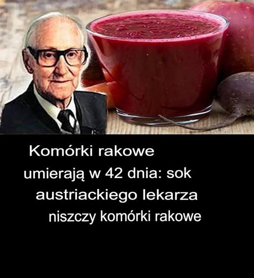 Oryginalna receptura soku Breussa (kuracja Rudolfa Breussa)