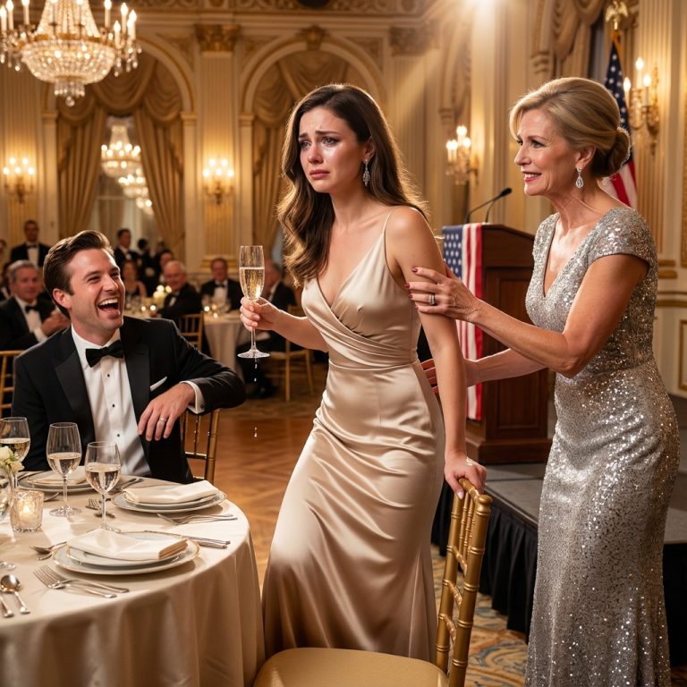 Moja teściowa kazała mi „poczekać z obsługą” na charytatywnej gali opłaconej z pieniędzy mojej rodziny — więc tego wieczoru wykonałem jeden cichy telefon, którego się nie spodziewała.