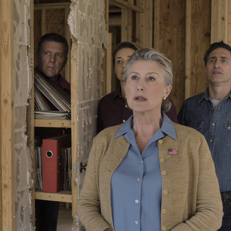 „Nie przyjeżdżajcie sami – zabierzcie synów”. – Rok po śmierci męża zatrudniłam firmę remontową do jego starego biura. Właśnie przyjechałam do kościoła, gdy zadzwonił wykonawca i powiedział: „Proszę pani, proszę zobaczyć, co znaleźliśmy… ale proszę nie przyjeżdżać samemu. Zabierzcie dwóch synów”. „Dlaczego pani tak mówi?” – zapytałam. Poczułam ucisk w żołądku, gdy tylko podjechaliśmy…