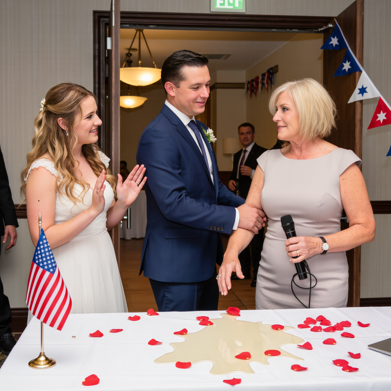 „Jako twoja nowa żona, pozwalam twojej matce zamieszkać w moim starym mieszkaniu” – oznajmiła moja synowa na przyjęciu weselnym. Uśmiechnęłam się. „Doceniam to, ale żyję bardzo szczęśliwie na swojej posesji”. Wtrącił się mój syn. „Mamo, nie mówiłem ci wcześniej… ale moi teściowie i bratowa się tam wprowadzają”. Rozejrzałam się po sali balowej – ale nigdzie ich nie było. Odezwałam się na tyle głośno, żeby wszyscy usłyszeli…