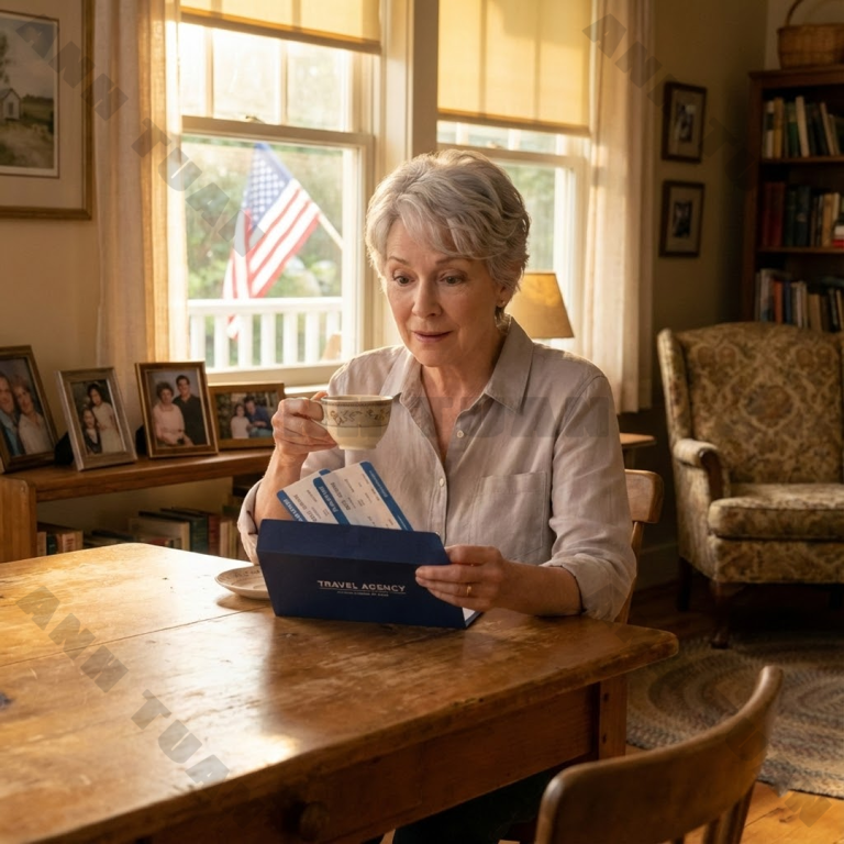 Powiedzieli: „Babciu, jesteś już starsza, nie możesz już z nami podróżować, więc proszę, pomóż nam pilnować domu”. Nie powiedziałam ani słowa. Ale następnego ranka, kiedy otworzyłam skrzynkę pocztową, byłam zszokowana, widząc ich bilety lotnicze leżące tam niczym wyzwanie. W tym momencie wybrałam szacunek do siebie zamiast połykania wszystkiego i anulowałam wszystkie bilety…v