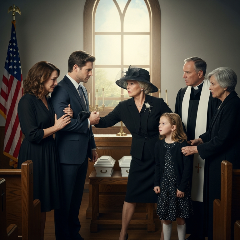 Moja teściowa przejęła organizację pogrzebu moich bliźniaków, a potem zrzuciła winę za ich śmierć na mnie na oczach wszystkich.