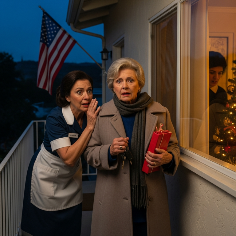 Przyjechałem na świąteczną kolację po roku milczenia — gospodyni szepnęła: „Wyjdź”, a pięć minut później nieznajomy powiedział mi: „Nie wracaj”.