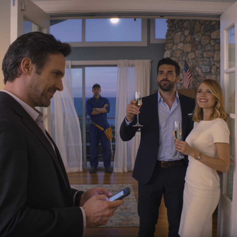 Mój szwagier uniósł kieliszek i pochwalił się: „Sprzedam rodzinny dom na plaży, żeby łatwo zarobić”. Uśmiechnąłem się tylko. Nie wiedział, że po cichu kupiłem ten dom lata temu. Nie wiedział też, że wykonawca czekający na zewnątrz był wściekły.