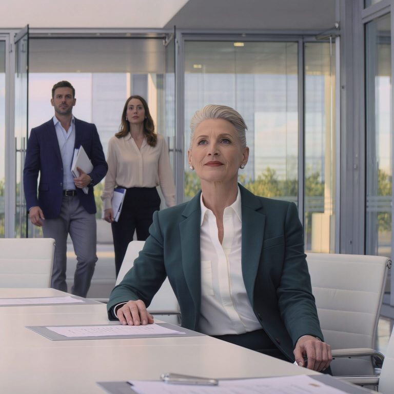 Mój zięć napisał SMS-a: „Mamo, nie powinnaś przychodzić na grilla, nie chcę, żeby atmosfera została zepsuta”. Odpowiedziałam: „Rozumiem”. Następnego ranka, kiedy mój zięć i jego żona weszli do biura na „zebranie w sprawie awansu”, oboje byli oszołomieni, widząc, że już tam siedzę.