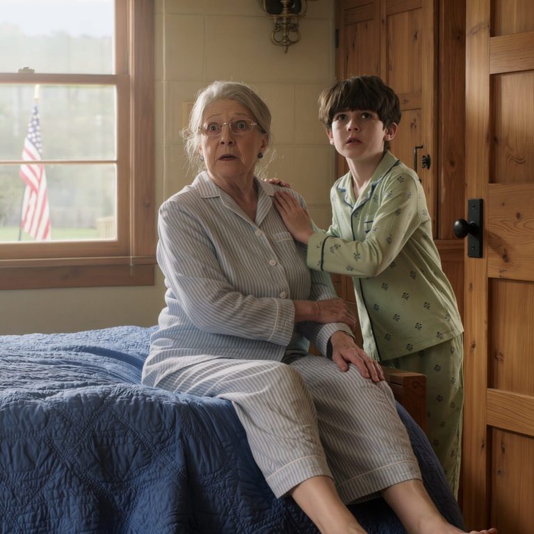 Dzień po tym, jak przeprowadziłam się do domu syna, gdy właśnie się obudziłam, mój wnuk stał już tuż przy łóżku, delikatnie mną potrząsał i mówił: „Babciu, powinnaś znaleźć sobie inne mieszkanie. Chodź za mną, pokażę ci”. Zaskoczona, pospiesznie poszłam za nim.