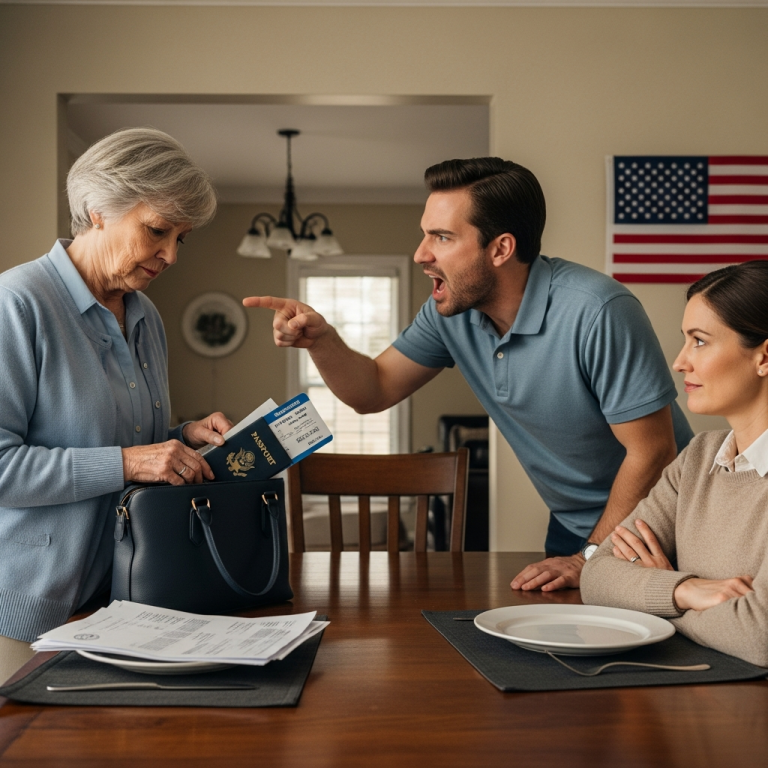 Mój syn zażądał 300 000 dolarów na spłatę długu żony. Następnego ranka znalazł tylko zamknięte drzwi i kopertę ze swoim imieniem