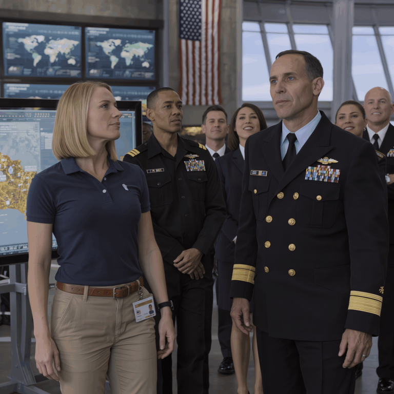 Kapitan marynarki wojennej zażartował na temat rangi młodej kobiety w prostej koszulce polo w obecności ponad czterdziestu oficerów, po czym zamilkł, gdy ta spokojnie wyciągnęła identyfikator ochrony z czerwoną obwódką i przedstawiła się: „Dowódca JSOC”.