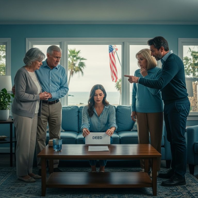 Dałem moim rodzicom dom na plaży za 425 000 dolarów, a potem mój szwagier próbował ich wyrzucić, dopóki nie zobaczył jednej linijki w akcie własności