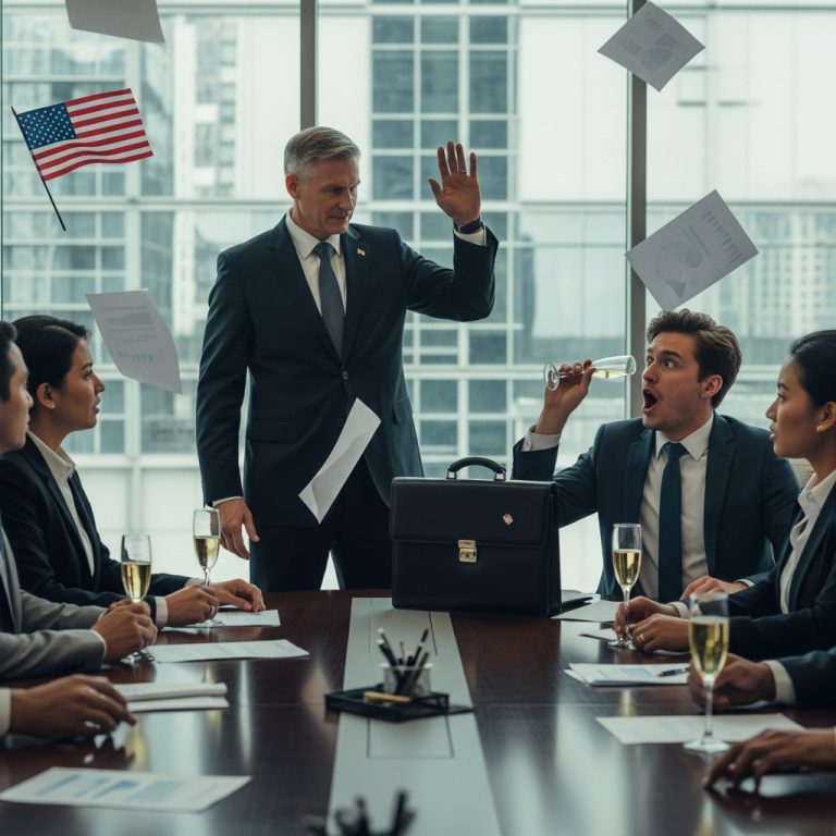 „Zwalniamy cię natychmiast” – powiedział nowy prezes pierwszego dnia. Wręczyłem mu swoją odznakę… i powiedziałem, że zebranie zarządu będzie „ciekawe”.