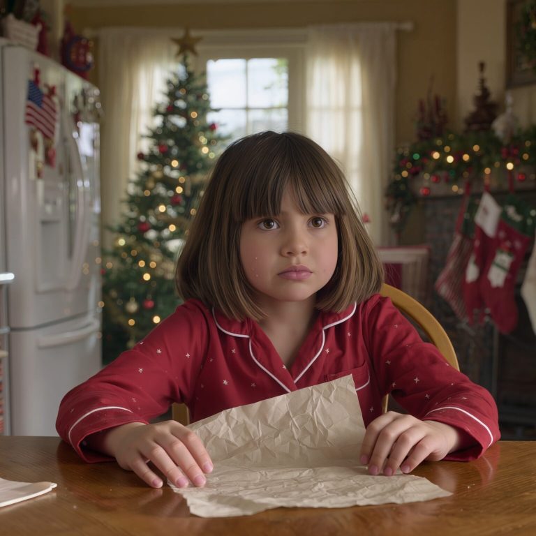 W bożonarodzeniowy poranek moja dziewięcioletnia córka obudziła się w pustym domu i zobaczyła jedynie karteczkę: „Potrzebowaliśmy wakacji tylko dla dorosłych, z dala od ciebie. Nie dzwoń”. Cała moja rodzina po cichu wyjechała na wakacje do kurortu nadmorskiego, nie zabierając jej ze sobą. Kiedy się dowiedziałam, nie płakałam. Po cichu przygotowałam dla nich „prezent”. Cztery dni później, kiedy wrócili, zobaczyli coś na kuchennym stole i zaczęli…