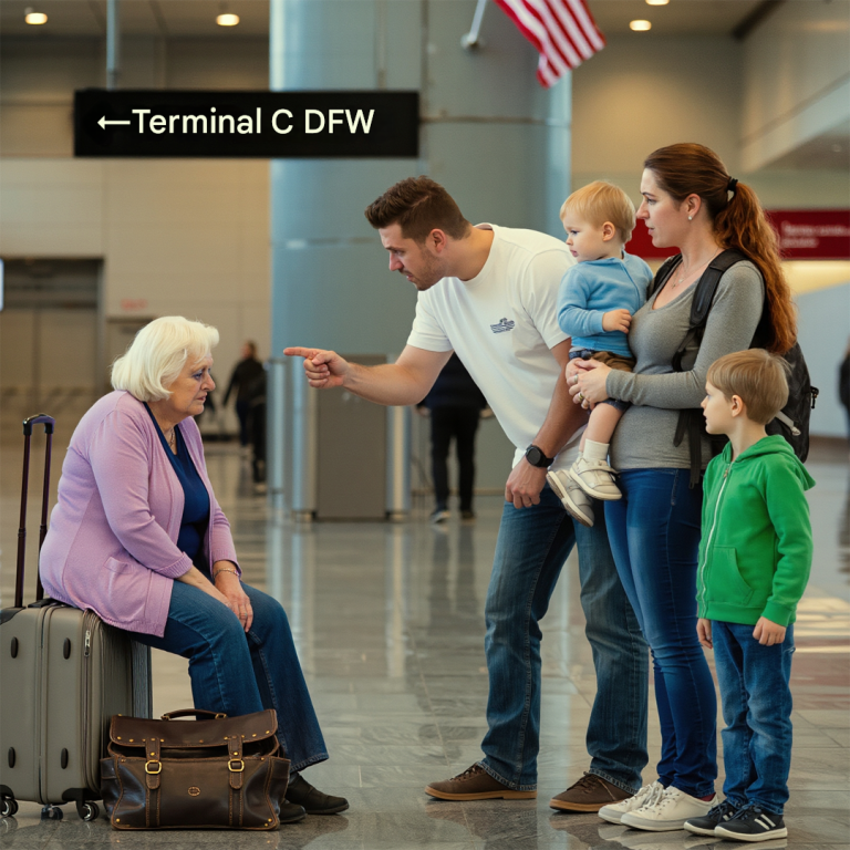 Myśleli, że leci do Ohio, ale tak naprawdę cicha wdowa z Dallas zamówiła filiżankę kawy, otworzyła teczkę i w końcu zdecydowała, jak będzie nazywać się jej przyszłość.