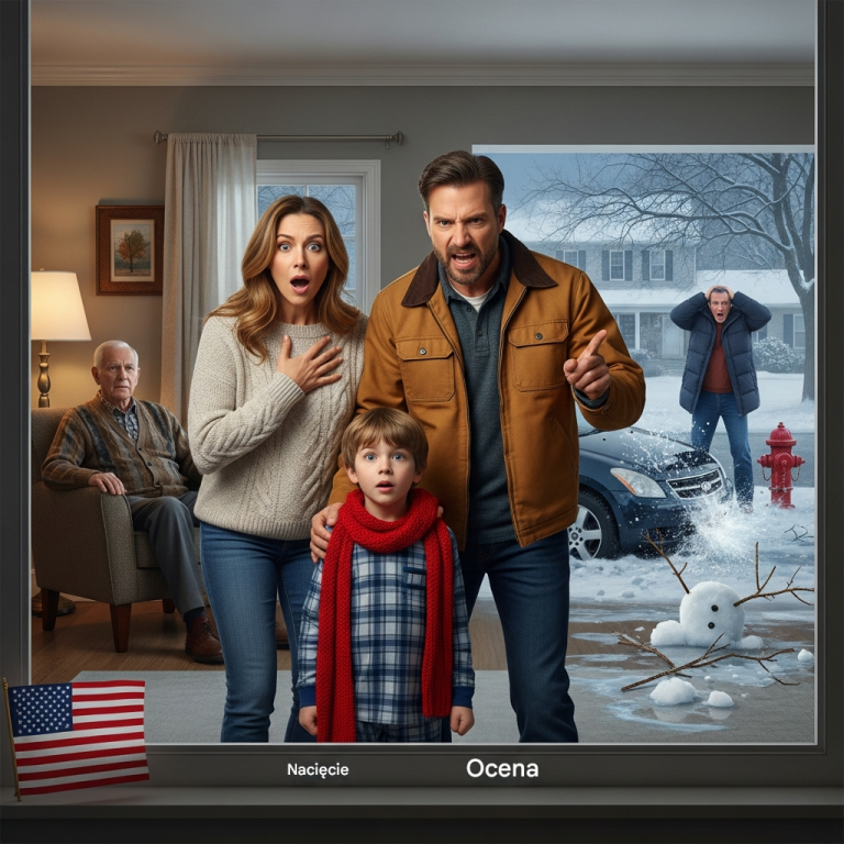 Mój 8-latek przez tydzień lepił bałwany, a nasz sąsiad ciągle po nich jeździł, aż pewnej nocy mój syn zbudował coś, co zmusiło dorosłego mężczyznę do tego, by w końcu zaczął szanować nasz ogródek