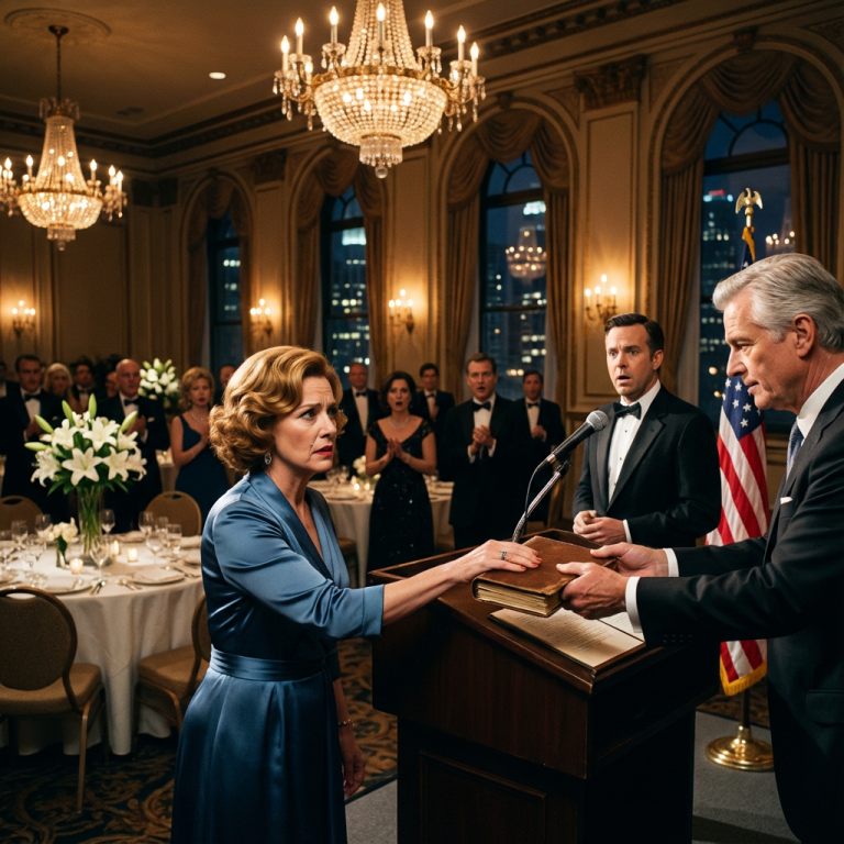 Mój mąż powiedział, że „miałam szczęście, że mnie zatrzymał” podczas naszej 25. rocznicy ślubu – a potem właściciel hotelu wszedł na scenę z książką w skórzanej oprawie z mojej przeszłości