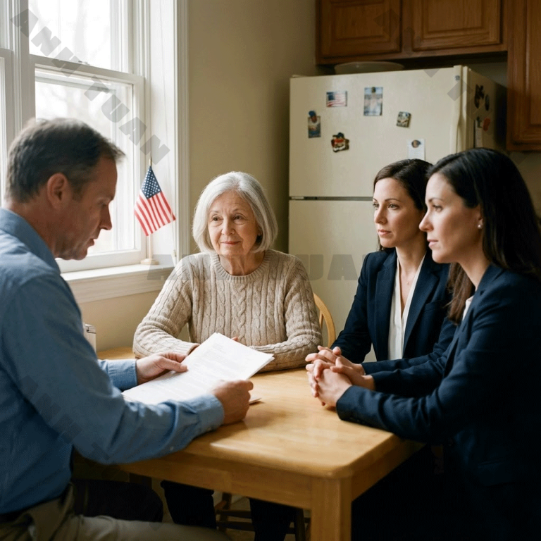 Mój syn delikatnie powiedział mi, że za dużo o wszystkim myślę i że tak naprawdę nie potrzebuję profesjonalnej pomocy z naszymi rodzinnymi dokumentami. Zamiast się kłócić, cicho weszłam na spotkanie z dwoma zaufanymi doradcami u boku i spokojnie poprosiłam go, żeby jeszcze raz omówił każdy szczegół i wyjaśnił własnymi słowami, co dokładnie chciał, żebym wcześniej zatwierdziła.